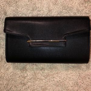 Kelly & Katie Large Black Clutch/Purse